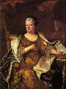 Hyacinthe Rigaud Duchess of Orleans oil painting on canvas